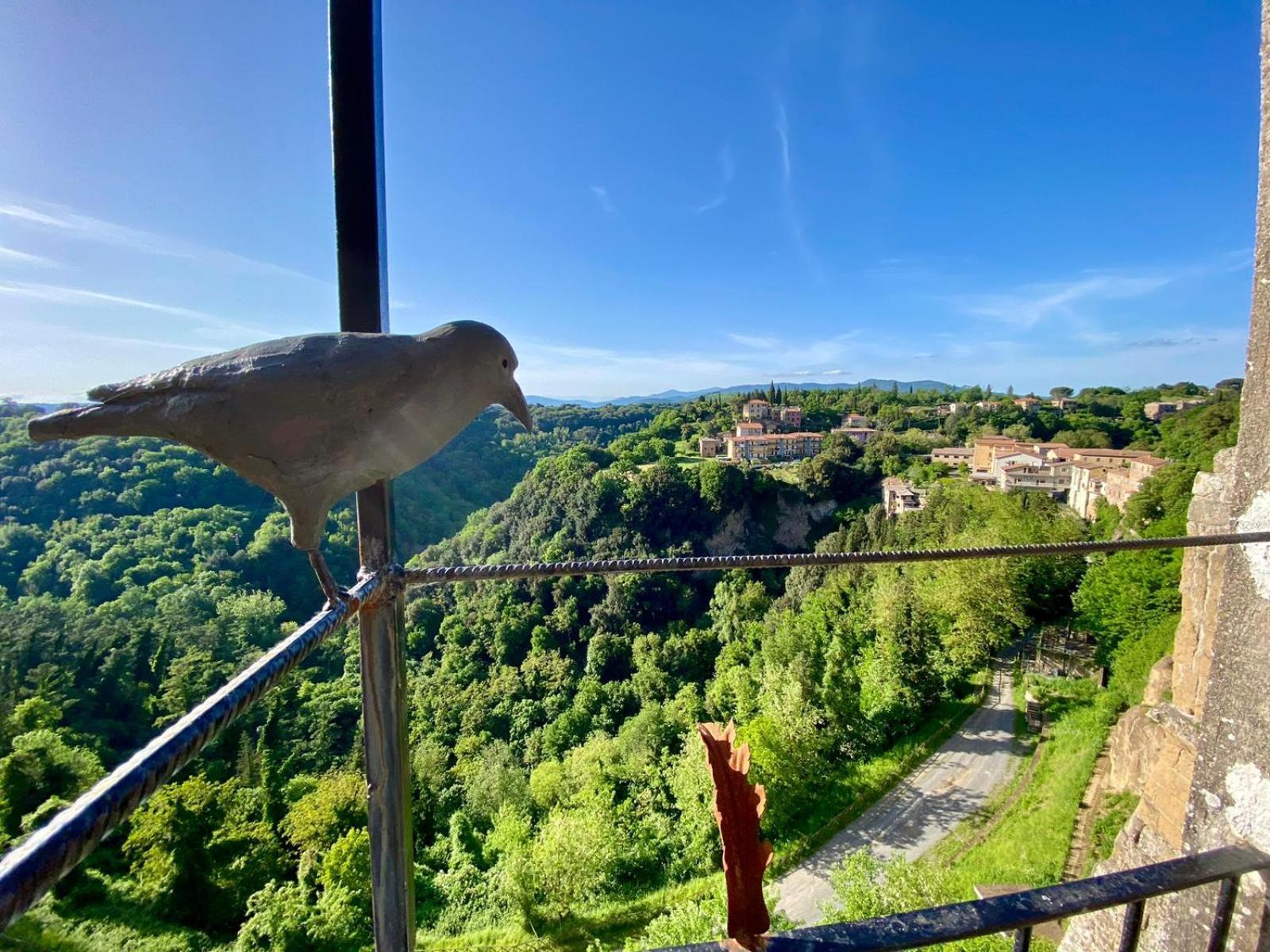La Sorpresa Sul Bastione With Panoramic Balcony Pitigliano Exterior foto